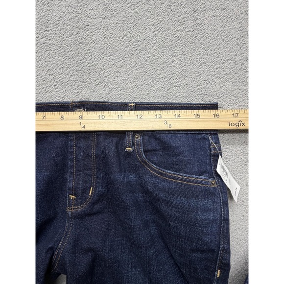 Old‎ Navy Jeans Womens 6 Short Blue Mid Rise Original Straight Stretch Denim - Picture 4 of 9